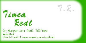 timea redl business card